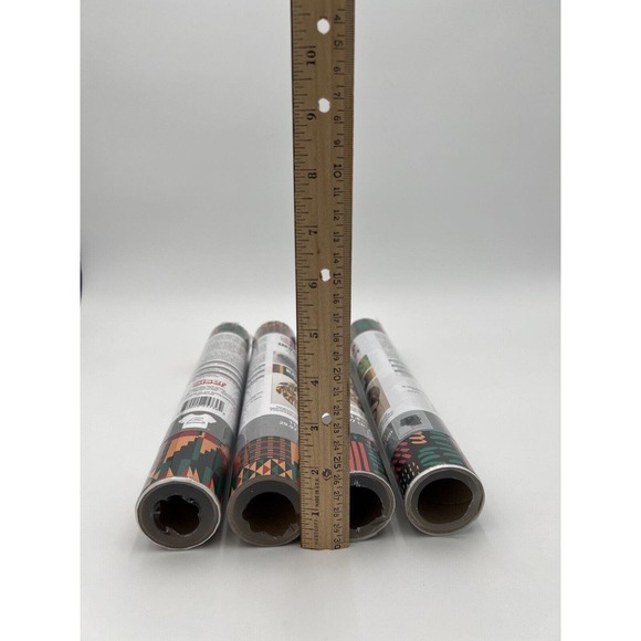 Lot Of 4 Rolls Siser HTV Heat Transfer Vinyl Black Heritage Patterns. 11.8x24 in - Picture 6 of 6